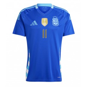 Argentina Angel Di Maria #11 Udebanetrøje Copa America 2024 Kortærmet